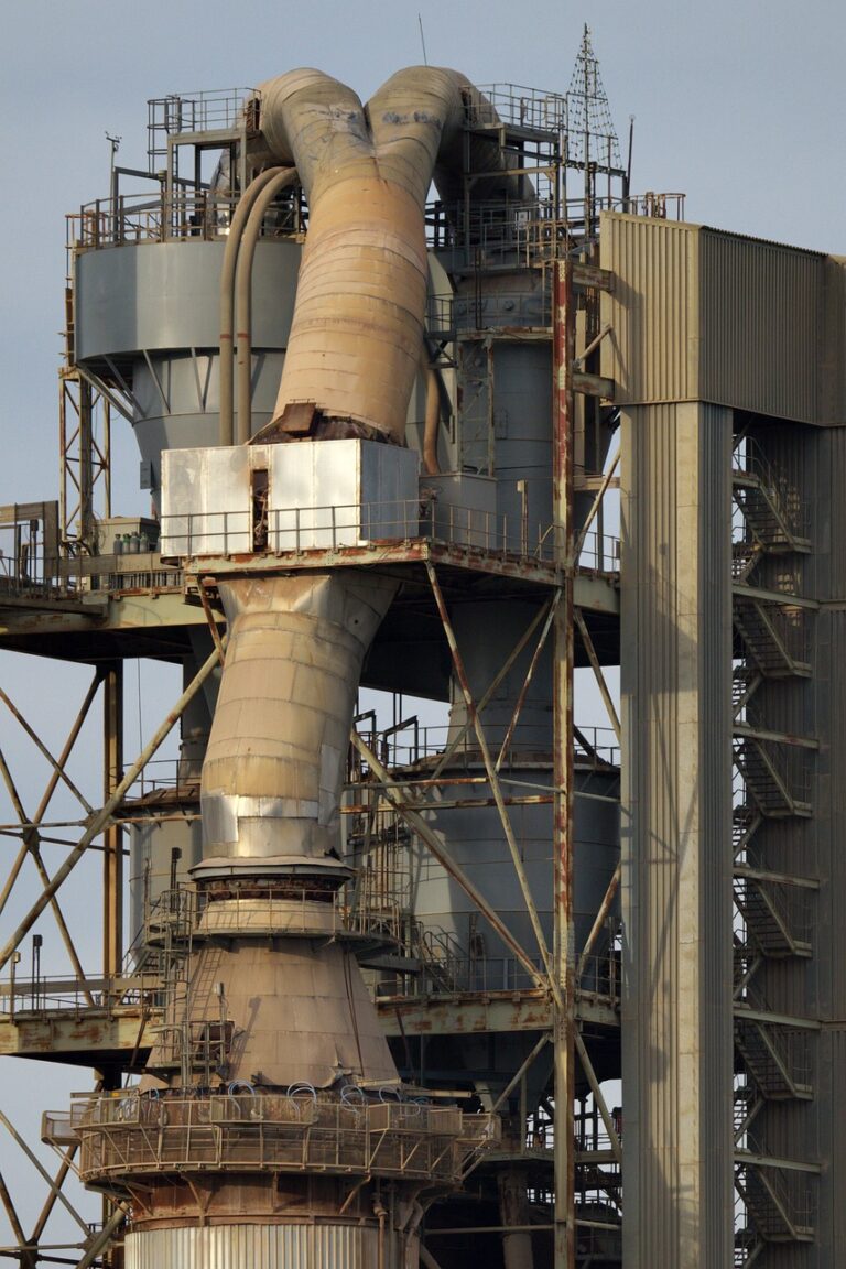factory, cement works, industry